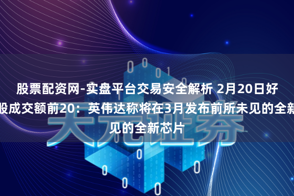 股票配资网-实盘平台交易安全解析 2月20日好意思股成交额前20：英伟达称将在3月发布前所未见的全新芯片